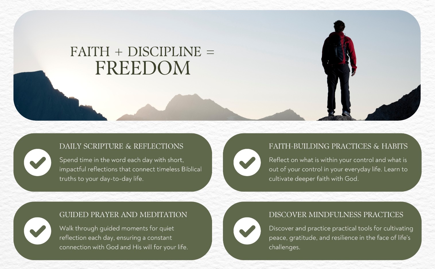 Freedom Journal For Men: A Daily Guide to Spiritual Growth and Self Mastery in Christ