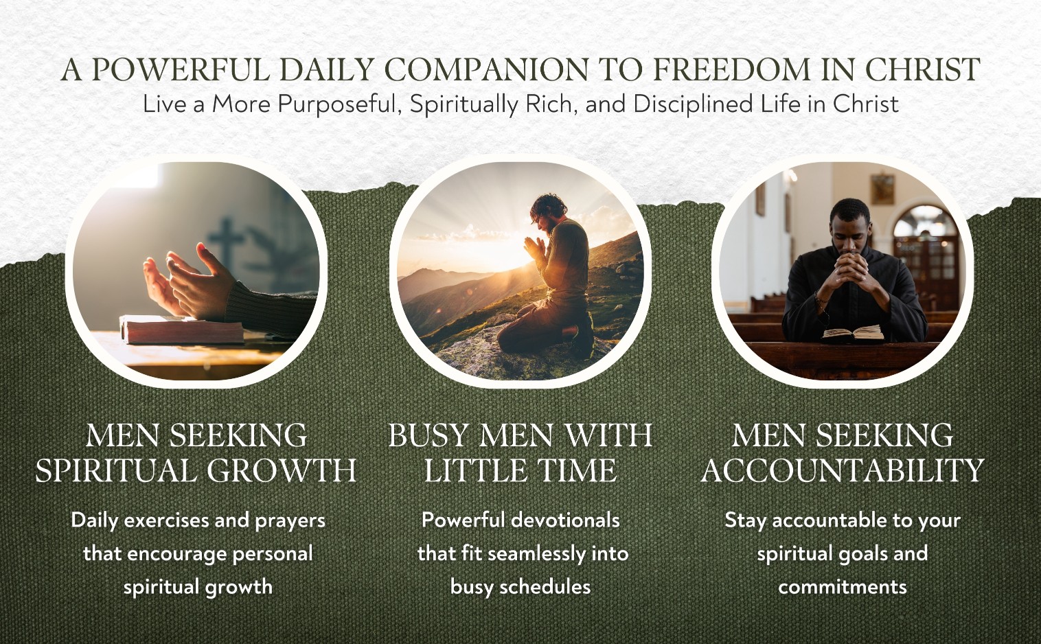 Freedom Journal For Men: A Daily Guide to Spiritual Growth and Self Mastery in Christ